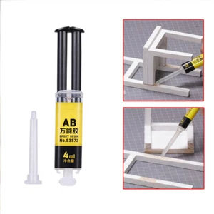 Epoxy Resin AB Glue Super Strong Adhesive Repair Glue For Glass Ceramics Plastic - Picture 1 of 12