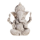 ROSENICE Sandstone Ganesha Buddha Elephant Statue Sculpture Handmade Figurine