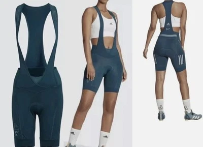 Adidas PARLEY BIB Compresión Elastizado Reflectante Ciclismo Body Pantalones Cortos Para Mujer Foto 1 de 4