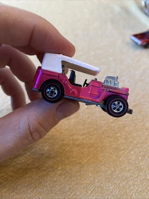Hot Wheels Redline ТРАВЯНОЙ БУНКЕР ярко-розовый черный интерьер США. Полностью оригинальный автомобиль. - Изображение 1 из 4