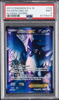 2013 POKEMON BLACK & WHITE PLASMA STORM #132 FULL ART/ARTICUNO EX PSA 9 - Image 1 of 2