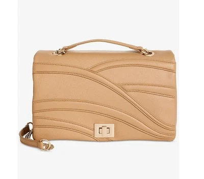 Bolso Bandolera Convertible INC International Concepts Ajae Superpuesto -Tostado Foto 1 de 4