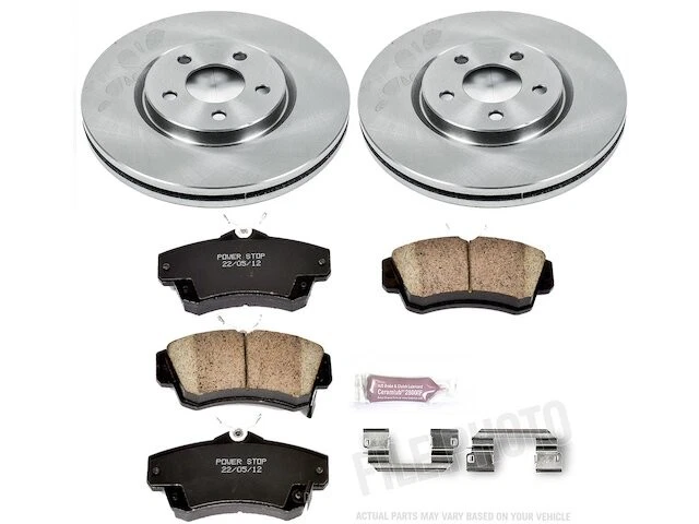 Kit de pastillas de freno delanteras y rotor para Dodge Neon SRT-4 2004 PF377FM 2003-2005 Foto 1 de 1