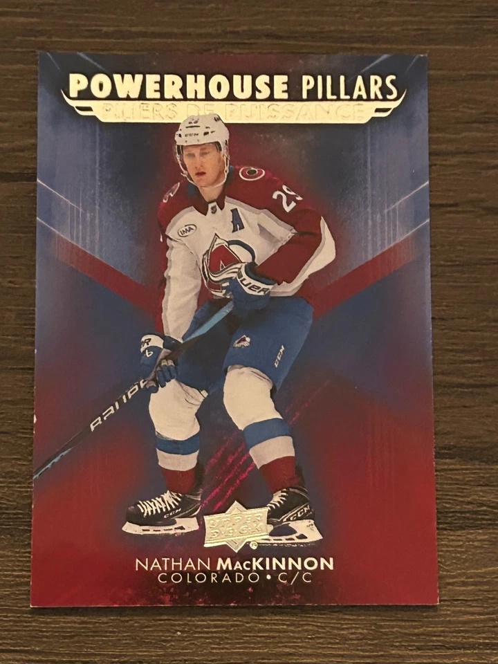 2025-26 Tim Hortons NATHAN MACKINNON Powerhouse Pillars CP-5 Colorado Avalanche - Изображение 1 из 4