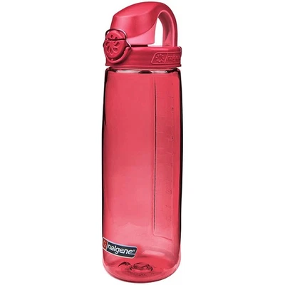 Nalgene Sustain 24 oz. Botella de agua Tritan On the Fly - rosa pétalo/rojo Foto 1 de 4