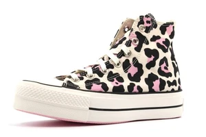 Converse Women's Chuck Taylor All Star Lift Leopard Platform Hi 568002C Size 11 - Picture 1 of 6