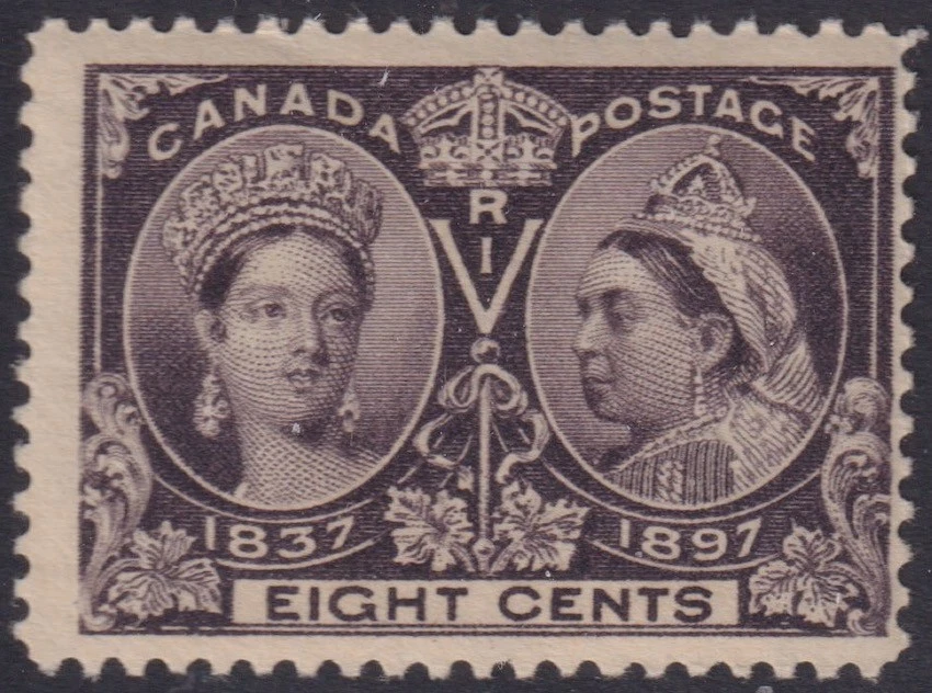 CANADA Sc#56.2MNH QUEEN VICTORIA 8¢ DARK VIOLET JUBILEE ISSUE - Image 1 of 1
