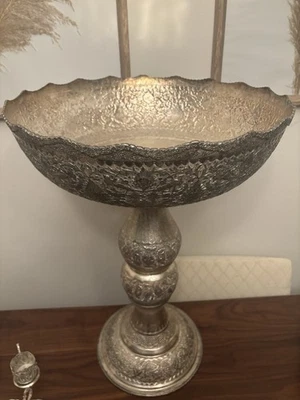 Antiguo de Oriente Medio (~ década de 1970) — Plata — Hecho a mano — ~ 14,2 libras Foto 1 de 4