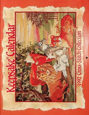 Keepsake Calendar 1992 Sampler Cross Stitch Patterns By Craftways - Image 1 of 4