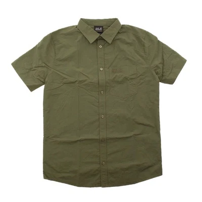 Jack Wolfskin Lakeside Shirt Woodla Herren kurzarm Hemd Wandershirt 1402921-5052 - Bild 1 von 2