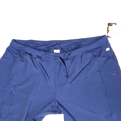 Cherokee Scrubs Infinity Medium Straight Leg Drawstring Pant 1123A  Blue 4XL - Image 1 of 4