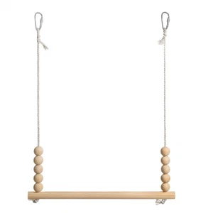 Chicken Swing Wood Chicken Swing Toy Perch Chicken Toy - Picture 1 of 12