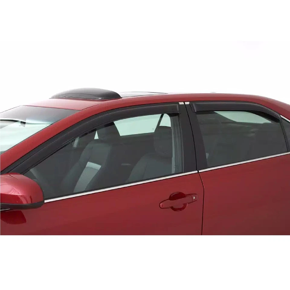 AVS Ventvisor Front/Rear Smoke Acrylic Window Deflectors for 04-09 Mazda 3 5-Dr Foto 1 de 3