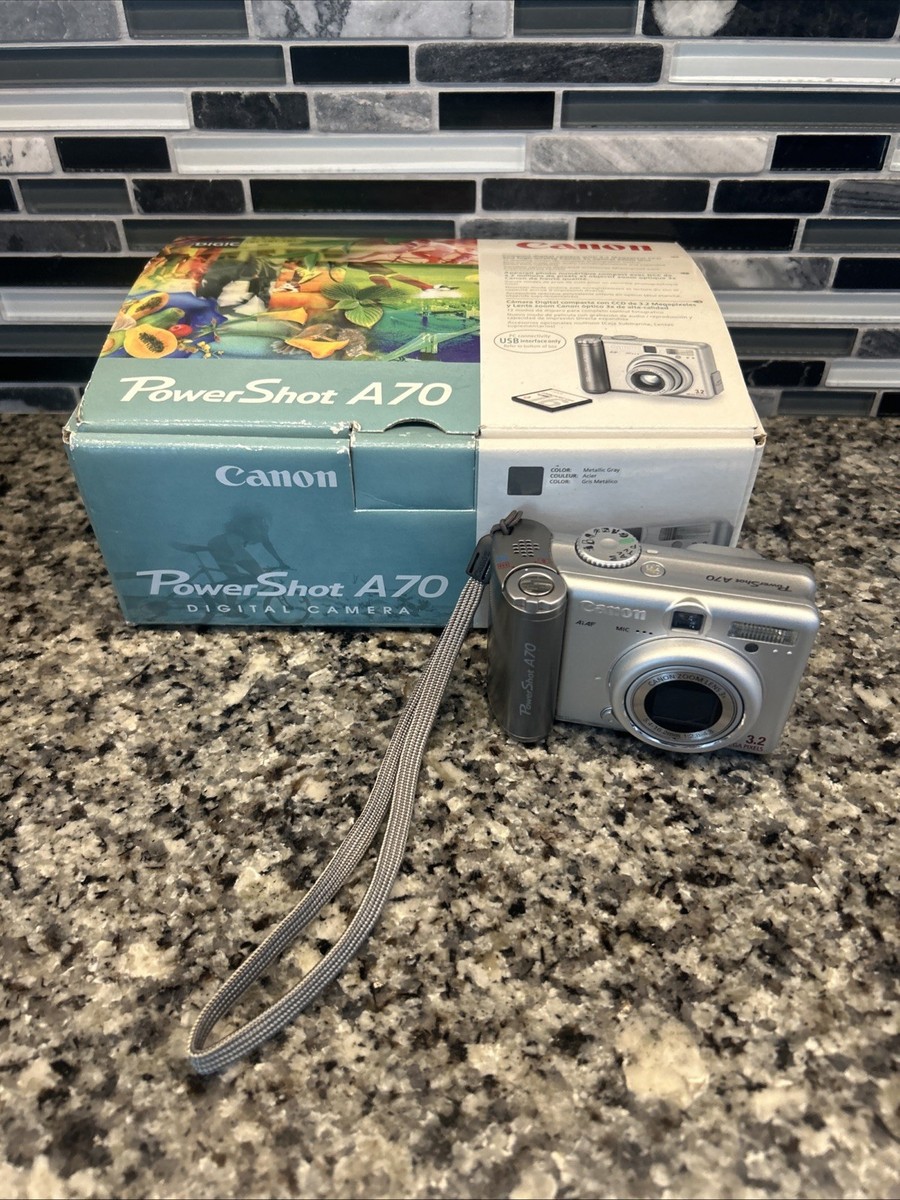 Canon PowerShot A70 Digital Cameras 3-4.9 MP Maximum Canon PowerShot A70 Digital Cameras 3-4.9 MP Maximum