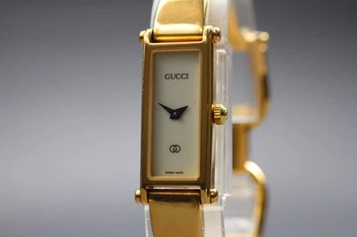 [Near MINT] New Battery Vintage GUCCI 1500L White Dial Women's Watch From JAPAN - image 1 of 4