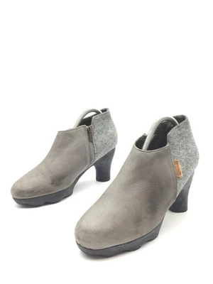 El Naturalista Octopus Botas De Cuero Gris Para Mujer T.39 US.7,5 UK.6 - Imagen 1 de 4