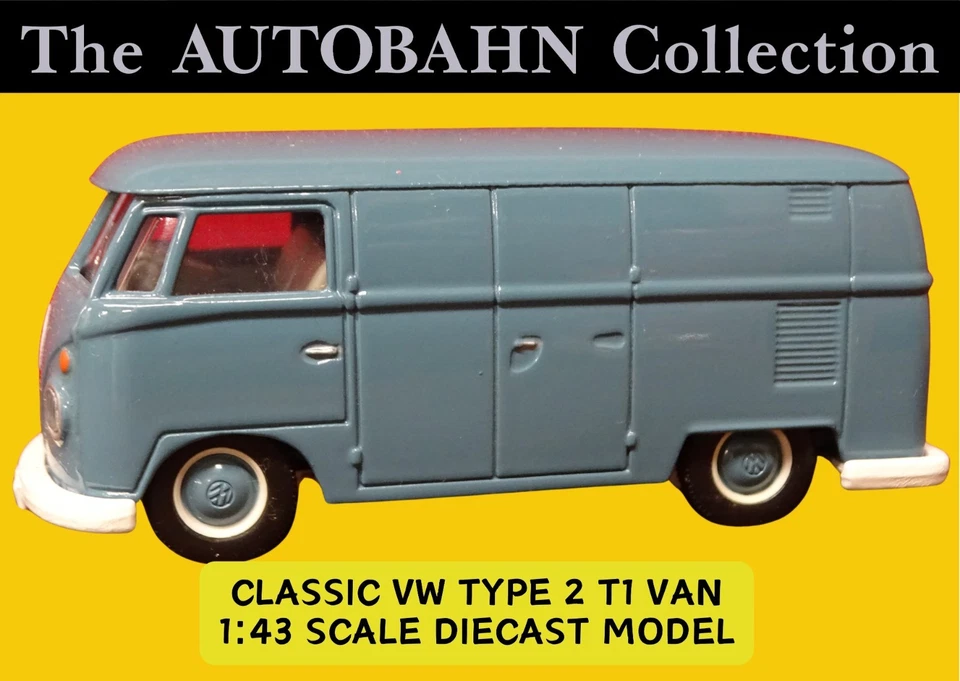 VW TYPE 2 SPLIT WINDOW T1, VINTAGE CORGI CLASSICS DIECAST 1:43 SCALE MODEL VAN - Image 1 of 4