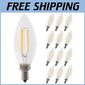 LED Candelabra Light Bulb, 100W Equivalent, Dimmab - Picture 1 of 10
