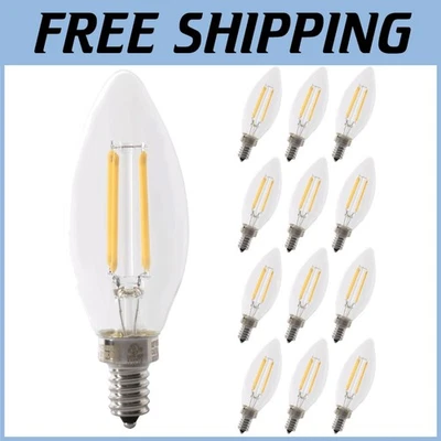 LED Candelabra Light Bulb, 100W Equivalent, Dimmab - Image 1 of 4