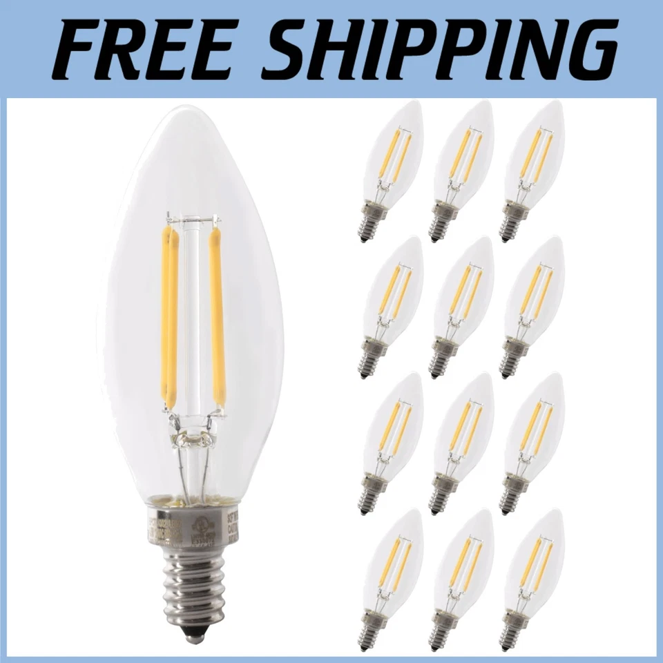 LED Candelabra Light Bulb, 100W Equivalent, Dimmab - Image 1 of 4