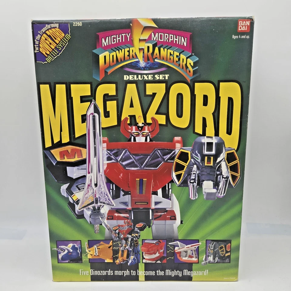 Mighty Morphin Power Rangers Megazord Deluxe Set 1993 Bandai Sealed Box - 2260 - Image 1 of 4
