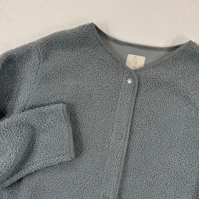 Chaqueta Cárdigan Joie Seafoam Super Suave Peluche Sherpa Frente a Presión Polar S/P Foto 1 de 4