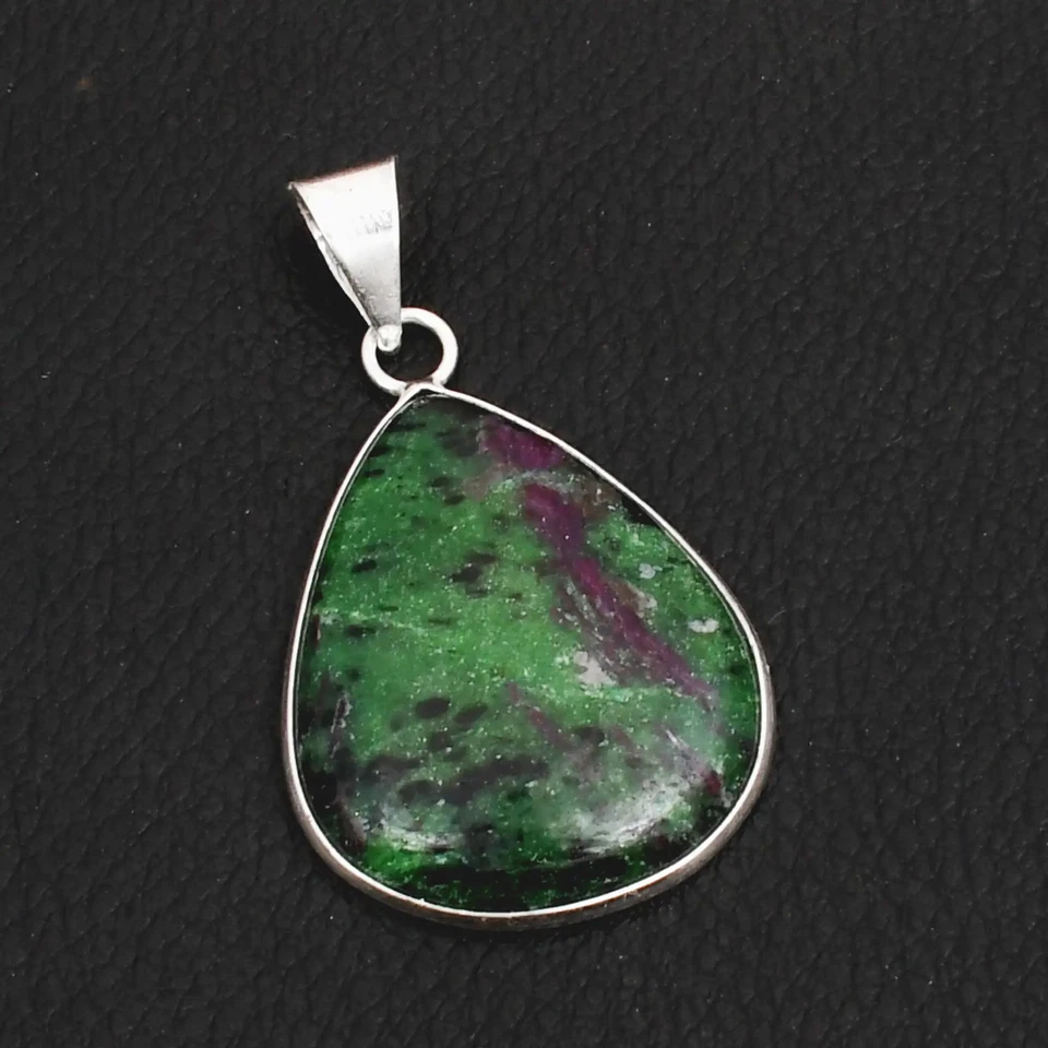 Joyería colgante hecha a mano de piedras preciosas de zoisita de rubí para Navidad 1,84" AP-39371 Foto 1 de 1