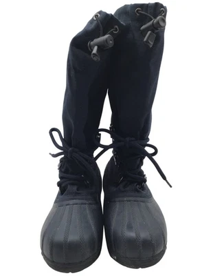 Botas de invierno Sorel Snowfall para hombre talla 7 negras aisladas impermeables duraderas Foto 1 de 4