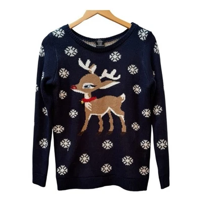 Suéter iluminado de Natal Rue 21 renas marinhas Natal tamanho P - Imagem 1 de 4