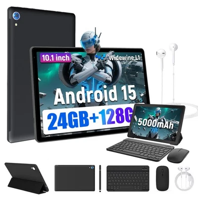 10/11" Android Tablet 32GB 64GB 128GB IPS Touchscreen Octa-core Processor Wi-Fi - Image 1 of 4