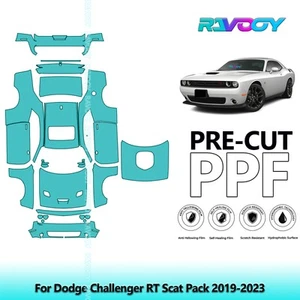 PreCut Paint Protection Film PPF For Dodge Challenger RT Scat Pack 2019-2023 - Picture 1 of 8