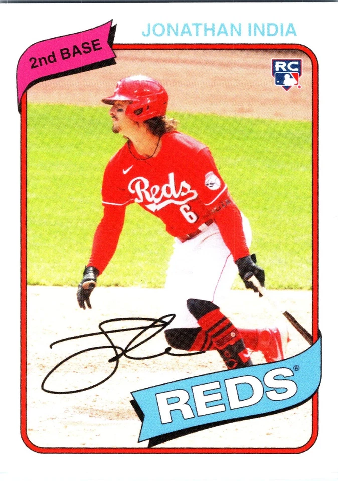 2021 Throwback Thursday #TBT Online Exclusive /1222 Jonathan India #49 Rookie RC - Image 1 of 2