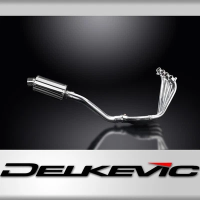 HONDA CBR650F CB650F 14-18 FULL EXHAUST SYSTEM 225mm STAINLESS OVAL SILENCER - Image 1 of 4