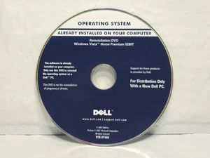 Dell Reinstallation for Microsoft Windows Vista Home Premium 32-Bit - Picture 1 of 2