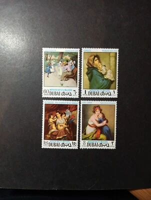 Sellos de Dubai Scott #97-100 MNH CONJUNTO COMPLETO. Foto 1 de 2