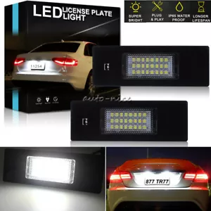 2PC LED License Plate Light 6500K White for BMW Z4 E63 E64 E81 E85 E87 650i M6 - Picture 1 of 9