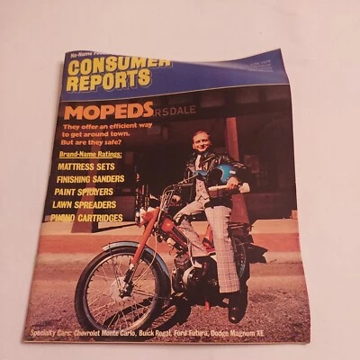 1978 June, Consumer Reports Magazine, Mopeds Efficient Way To Get Around (CP393) Foto 1 de 3