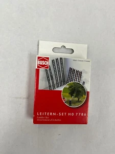 Busch 7786 HO Ladder Set SEALED (pre-owned) - Picture 1 of 1