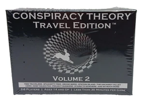 Conspiracy Theory Trivia Travel Edition 2023 Volume 2 Expansion Pack Neddy Games - Picture 1 of 2