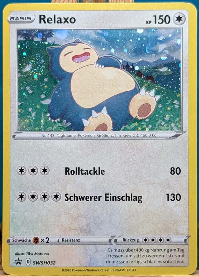 POKEMON - Black Star Promo - Relaxo - SWSH032 - deutsch - Bild 1 von 1