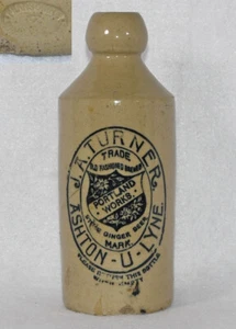 Ginger Beer Bottle A J Turner Ashton -U - Lyne (7") - Picture 1 of 8