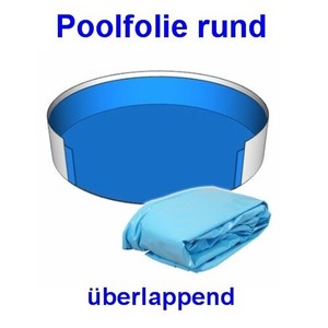 Poolfolie Schwimmbadfolie 360x90 cm 0,25mm überlappend Austauschfolie Innenhülle