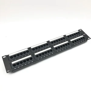 Markenloses 48-Port CAT 5e Netzwerk Patchpanel - Bild 1 von 12