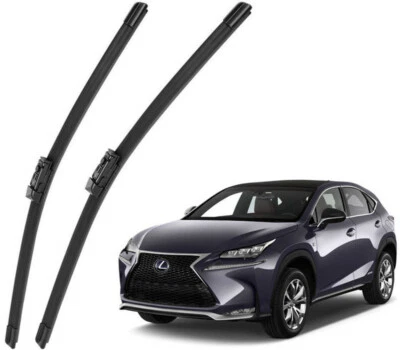 Genuine Set Front Windshield Wiper Blade For 2015-2021 Lexus NX200t NX300 NX300h - Image 1 of 4