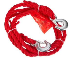D&W Abschleppseil 17,5mm x 4m 3500kg Rot - Bild 1 von 5