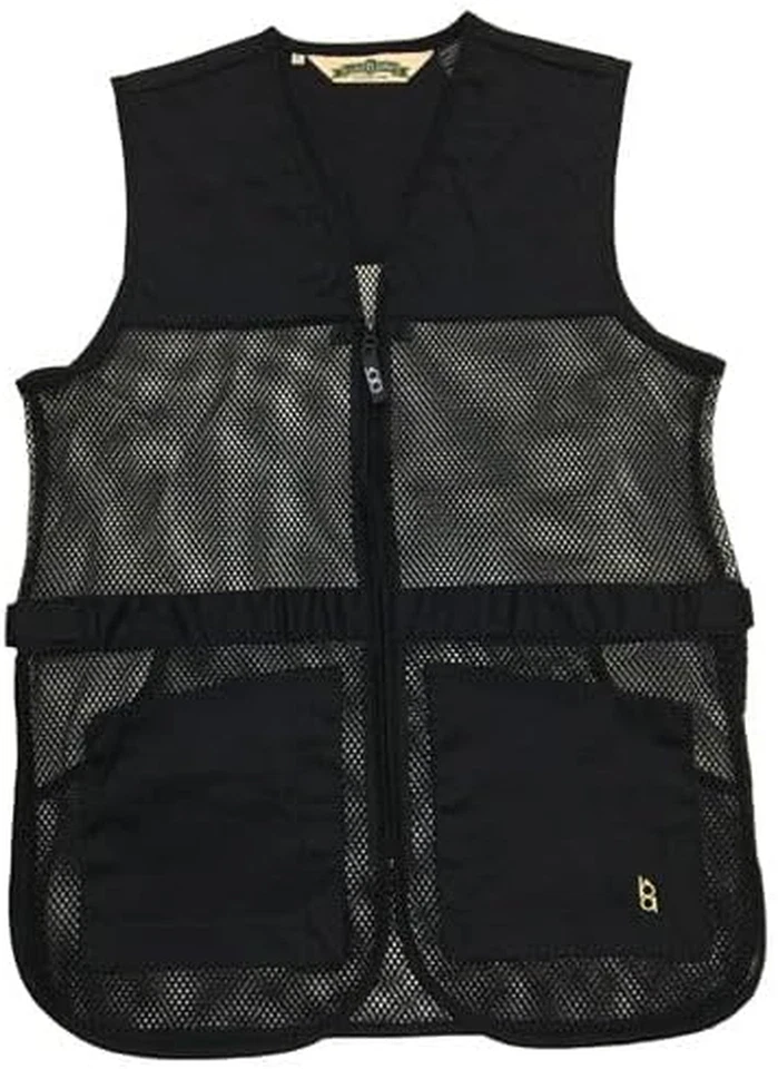 Bob-Allen 245M Full Mesh Dual Pad Shooting Vest, Black, XL - Image 1 of 1