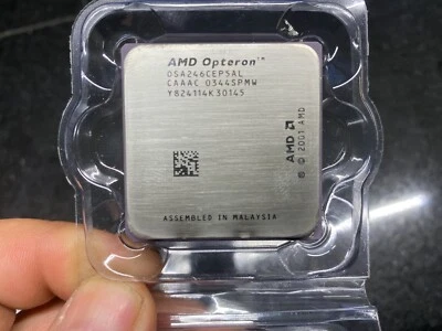 AMD OSA246CEP5AL Opteron 242 2.0GHz 2000Mhz 1.5V 1MB L2 940pin PGA CPU & SOCKET - Image 1 of 4