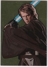 STAR WARS GALAXY SERIES 5 GOLD FOIL PARALLEL 1 ANAKIN SKYWALKER RANDY MARTINEZ