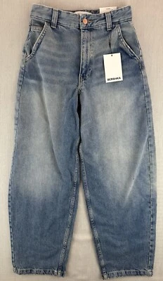 Jeans Skater Bershka para mujer Talla W27 L29 Azul Recto Holgado Desgastado Comodidad Foto 1 de 4