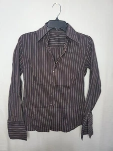 Women’s Express Design Studio Button Down Classic Fit Shirt Size 0 - Picture 1 of 10